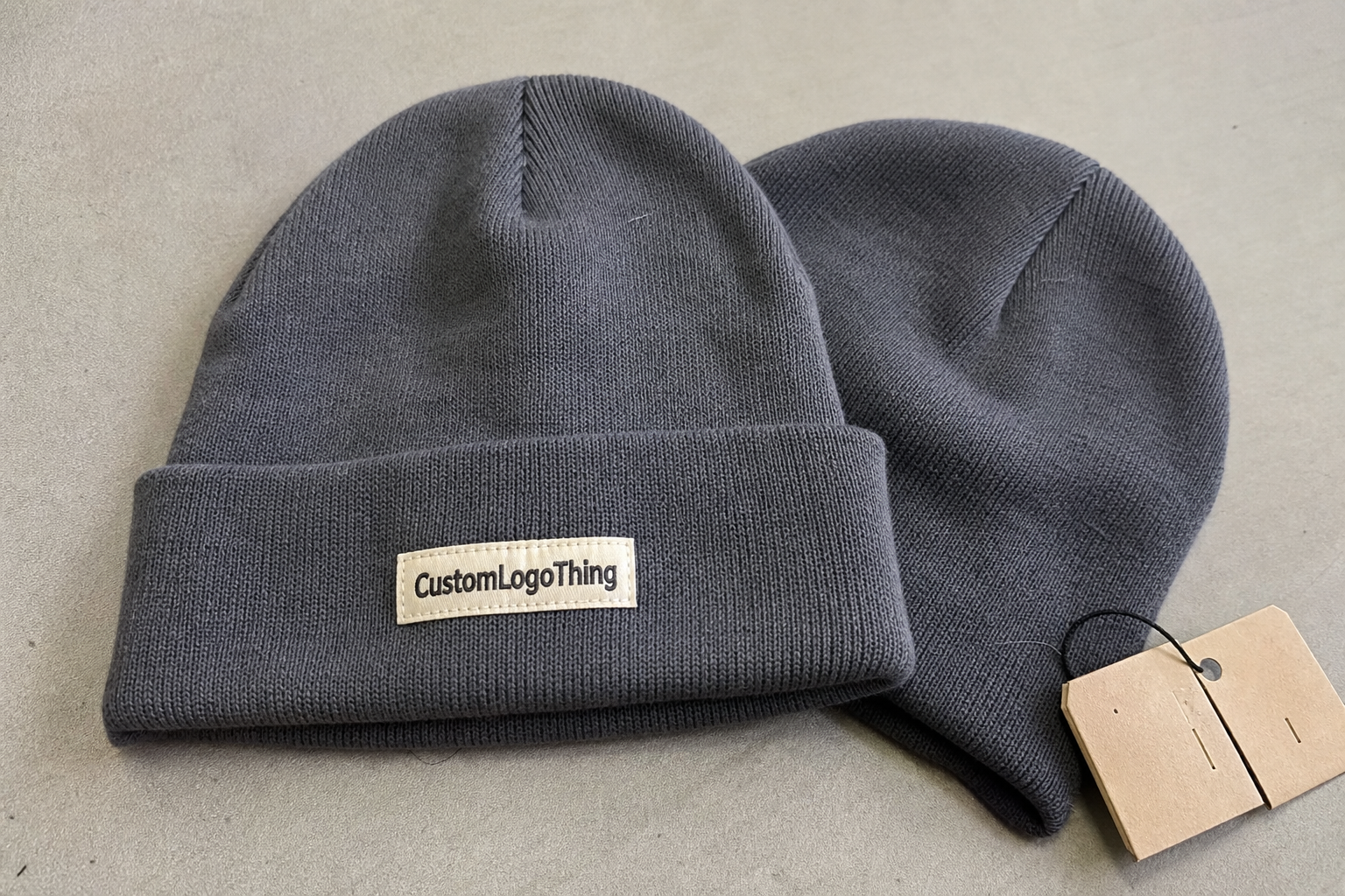 Trade Show Woven Label Beanies Material Sample Buying Guide