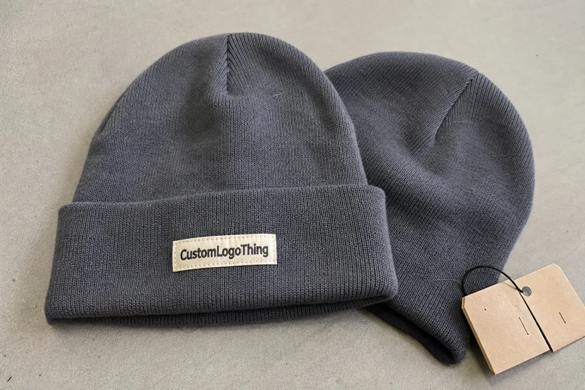 Trade Show Woven Label Beanies Material Sample Buying Guide