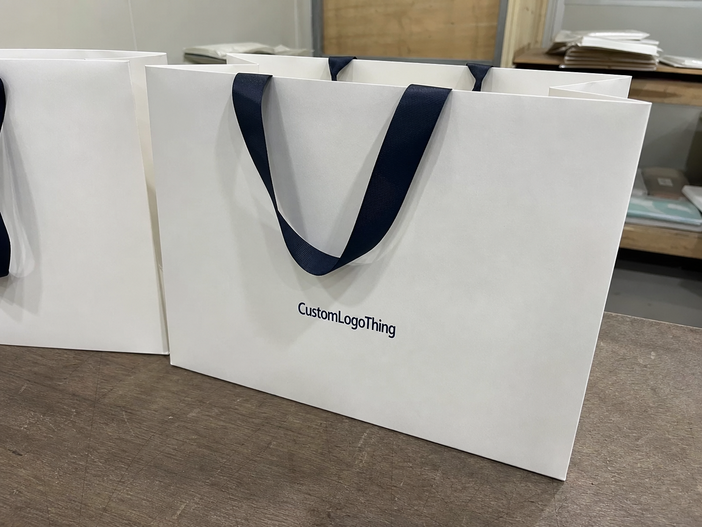 Ecommerce Ribbon Handle Paper Bags Bulk Order Planning