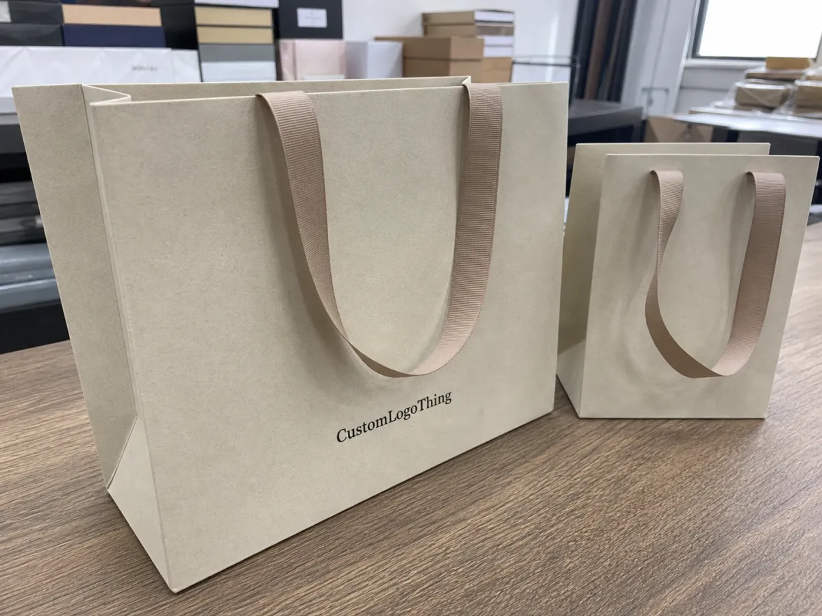 Home Fragrance Ribbon Handle Paper Bags Bulk Order Planning