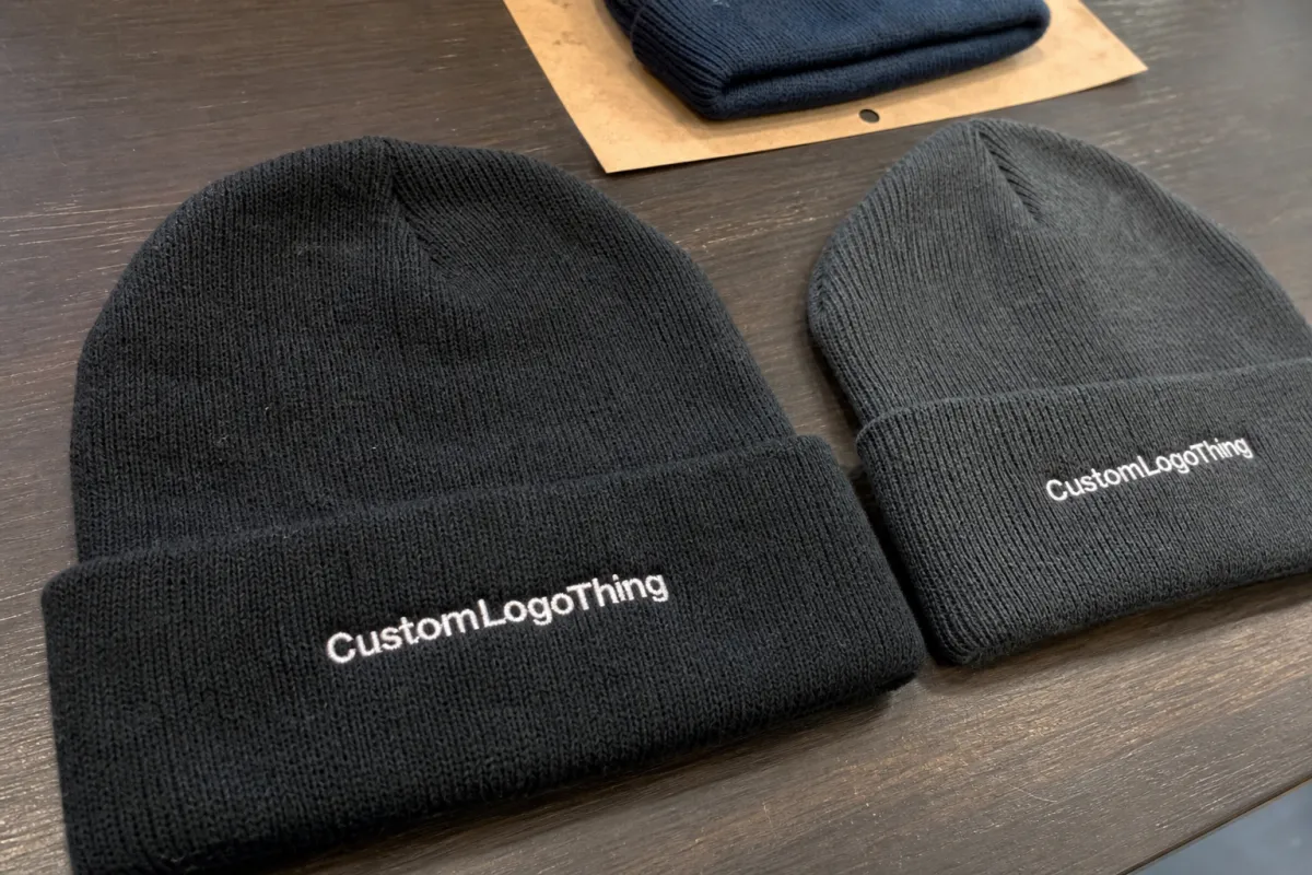 Chocolate Woven Label Beanies Thickness Guide for Buyers