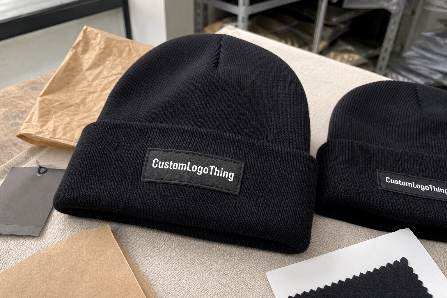 Ceramic Logo Patch Beanies Digital Proof Checklist