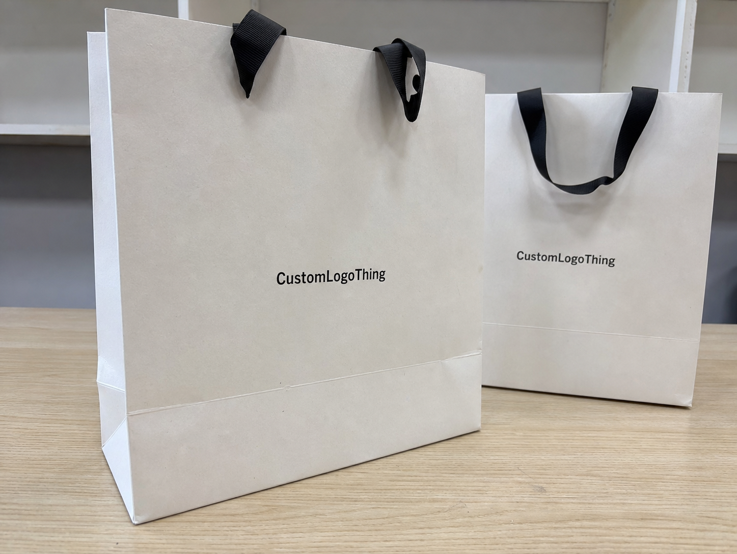 Trade Show Ribbon Handle Paper Bags Bulk Order Planning
