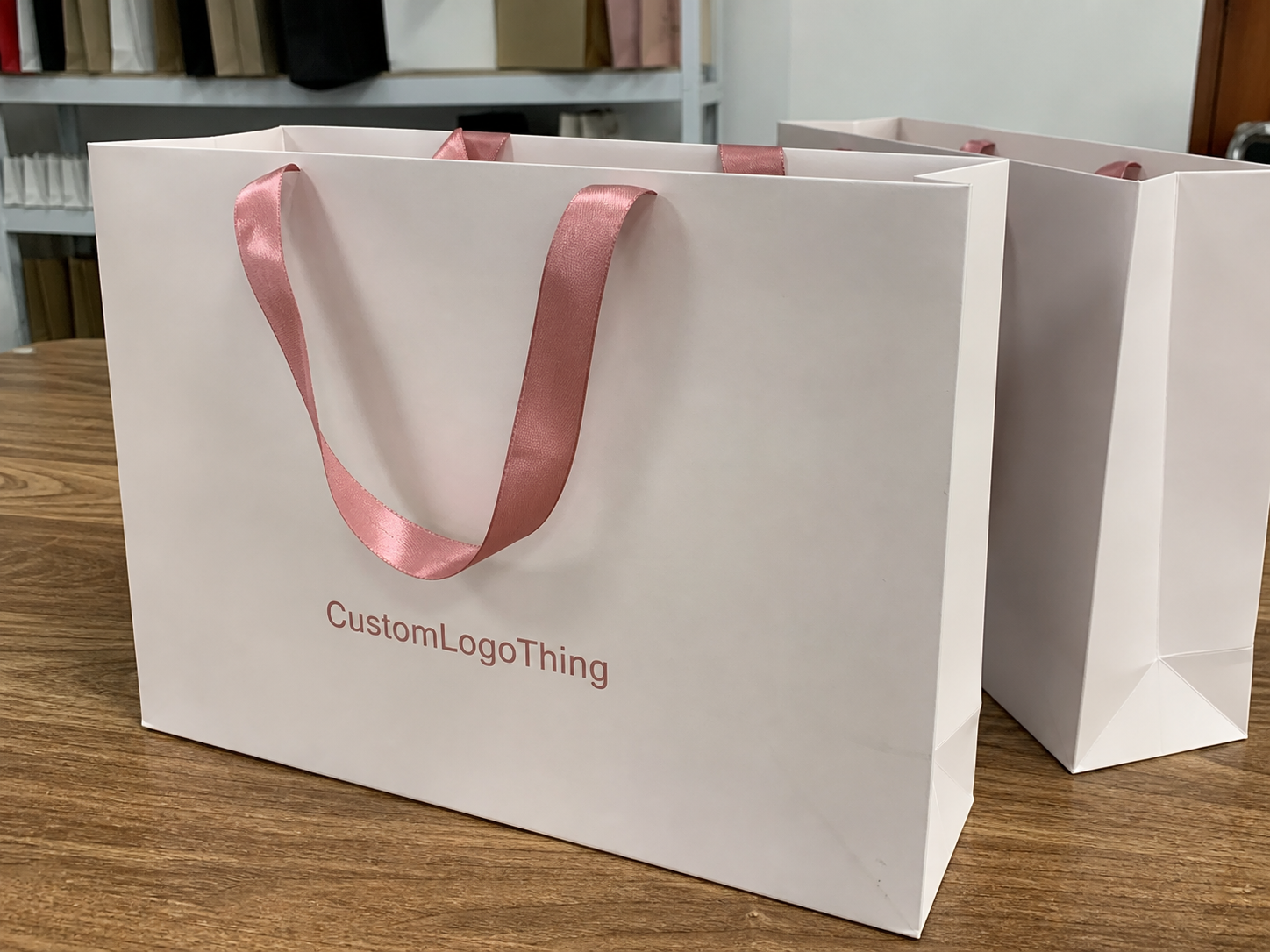 Beauty Ribbon Handle Paper Bags Unit Cost Review for Bulk Orders