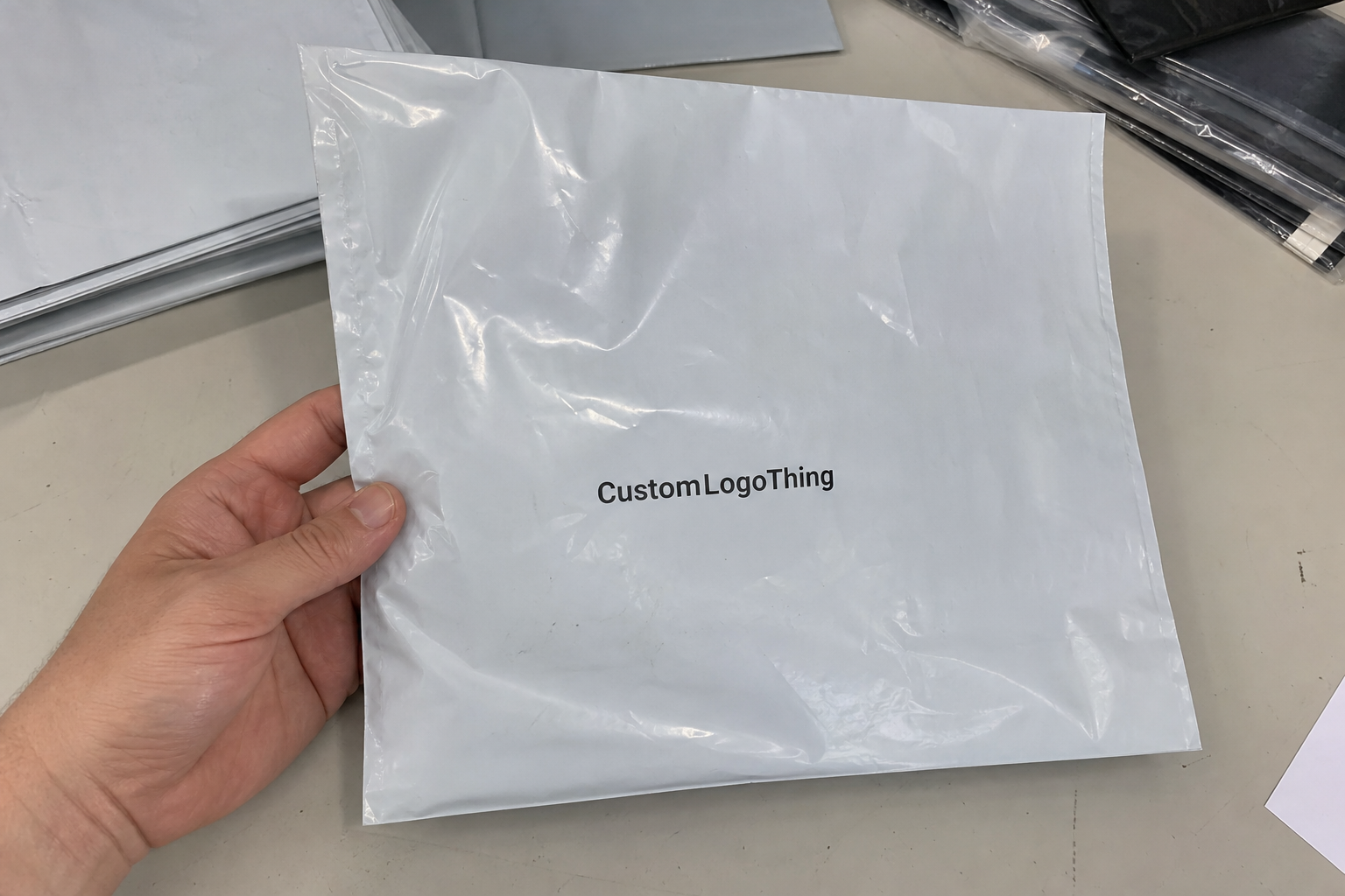 Order Soap Recycled Poly Mailers Material Sample Guide