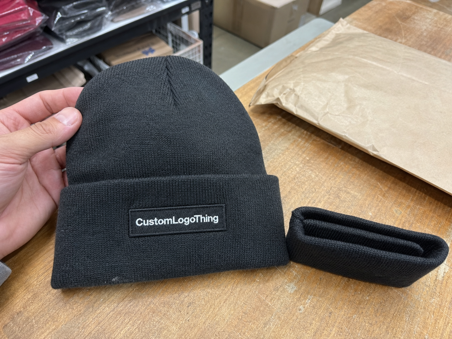 Wedding Cuffed Knit Beanies Material Thickness Guide