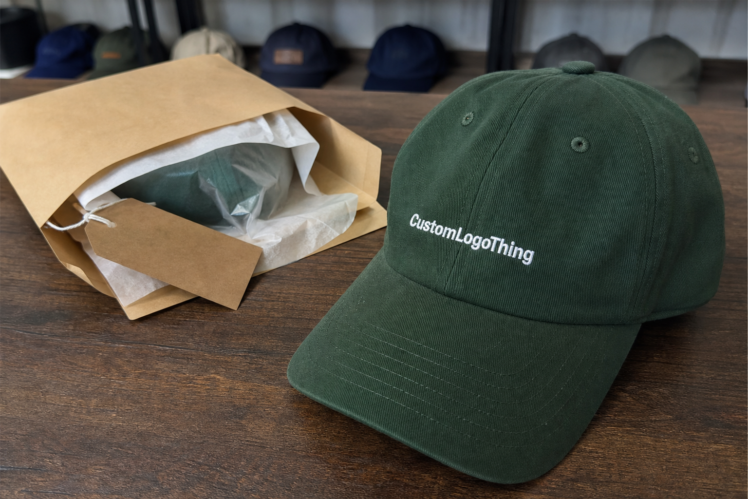 Custom Embroidered Baseball Caps for Boutique Retail Drops
