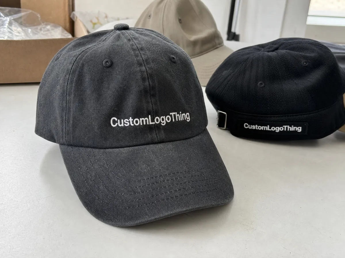 Pet Treat Unstructured Dad Hats Material Sample Guide