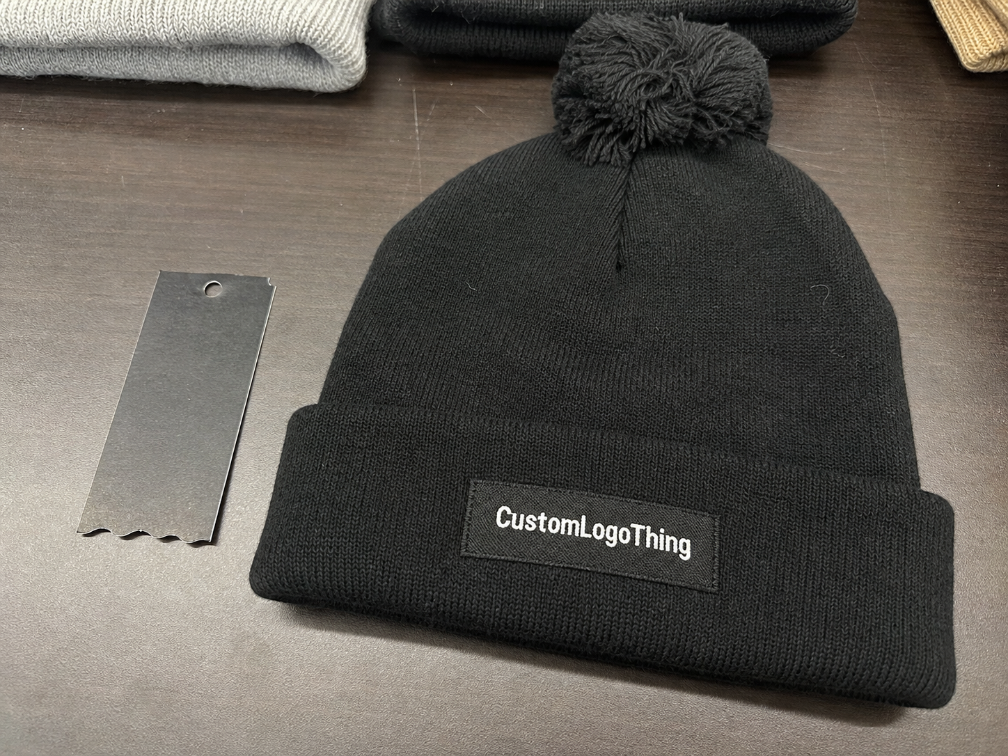 Beauty Pom Pom Beanies Material Sample Guide for Buyers