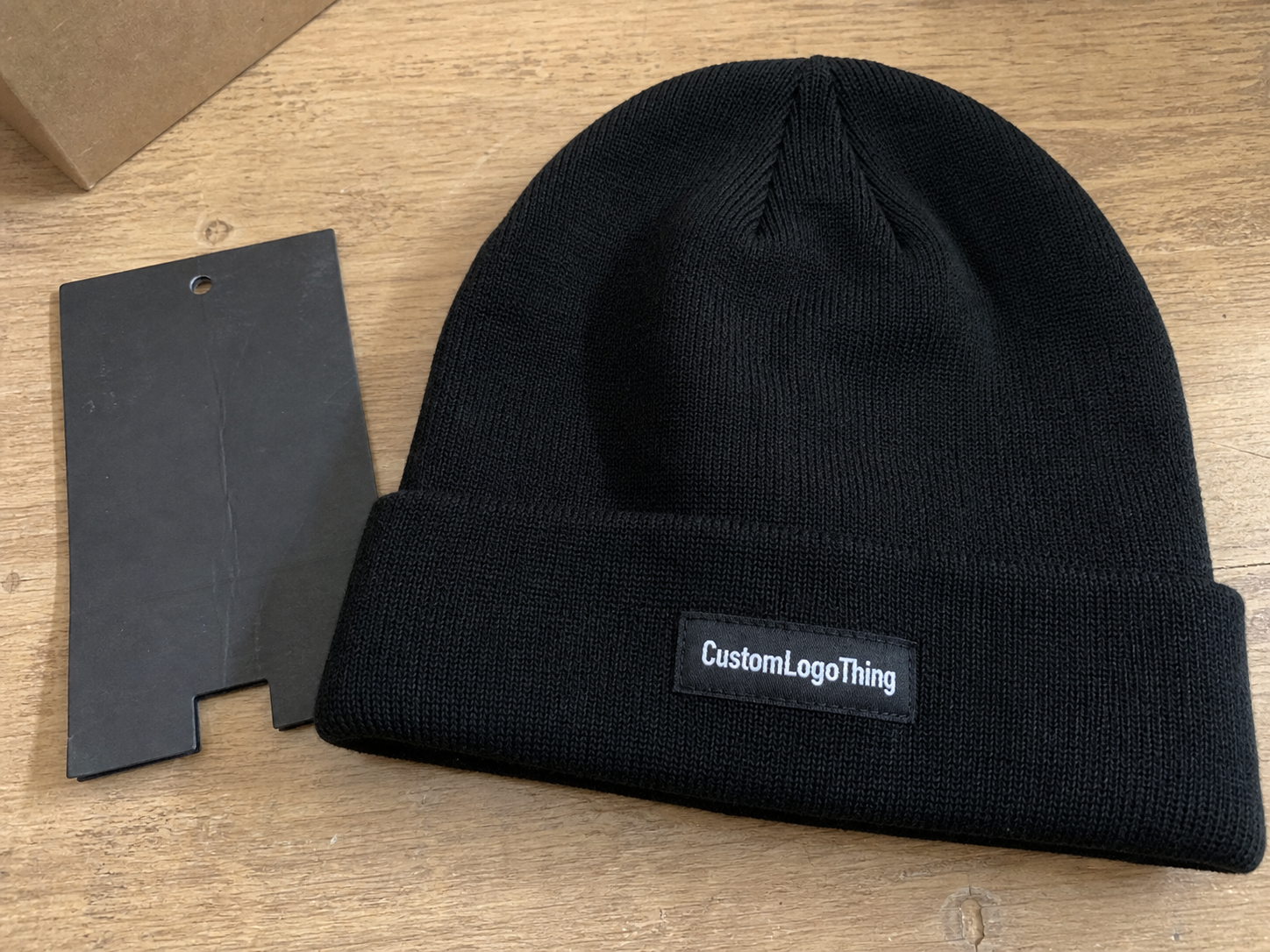 Order Woven Labels Beanies for Ecommerce Shops That Sell