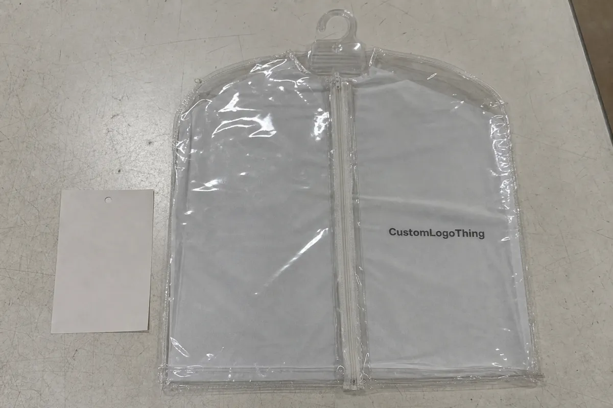 Trade Show PVC Garment Bags Packaging Insert Checklist