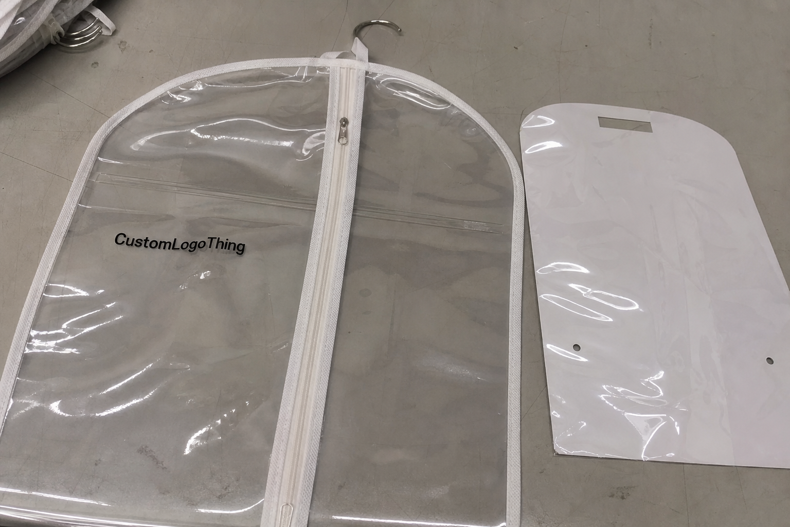 Buy Event Merch PVC Garment Bags Packaging Insert Checklist