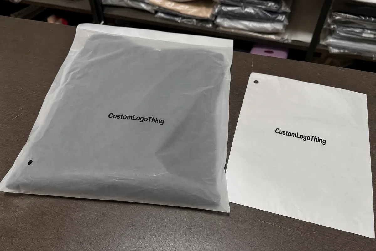 Why apparel bag orders stall over one missing spec - CustomLogoThing packaging example