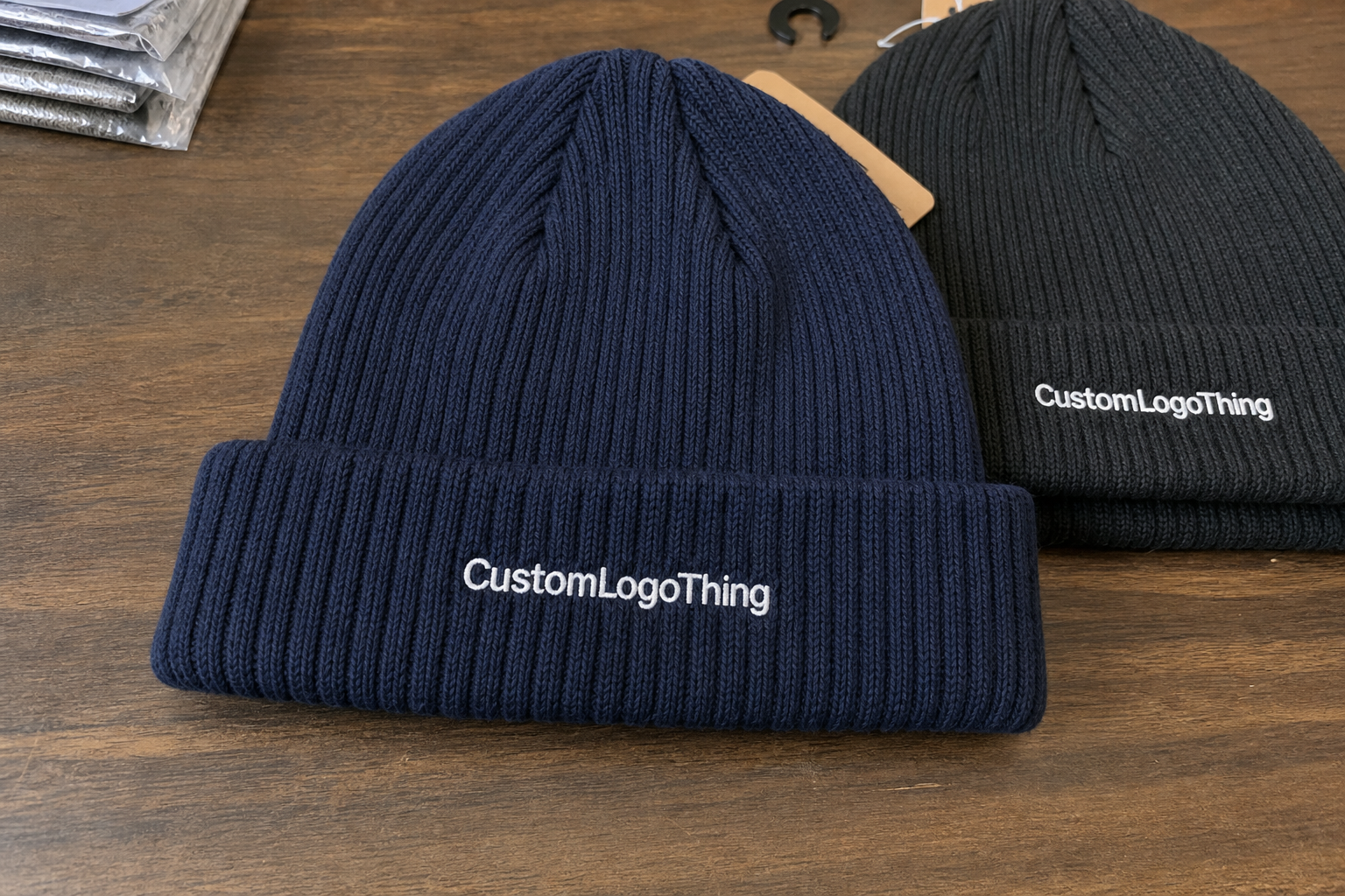 Ribbed Winter Hats Logo Placement Guide for Buyers