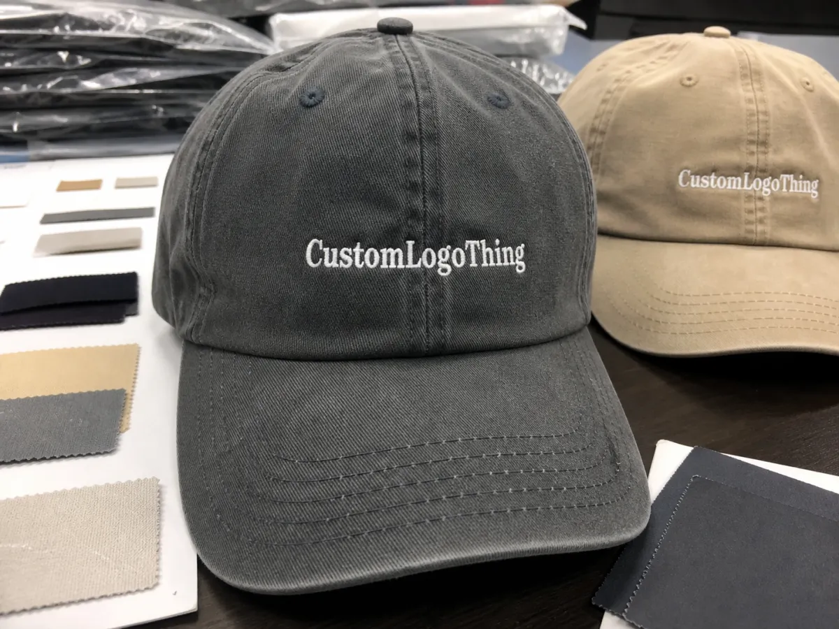 Dad Hats With Woven Labels Order for Custom Brands