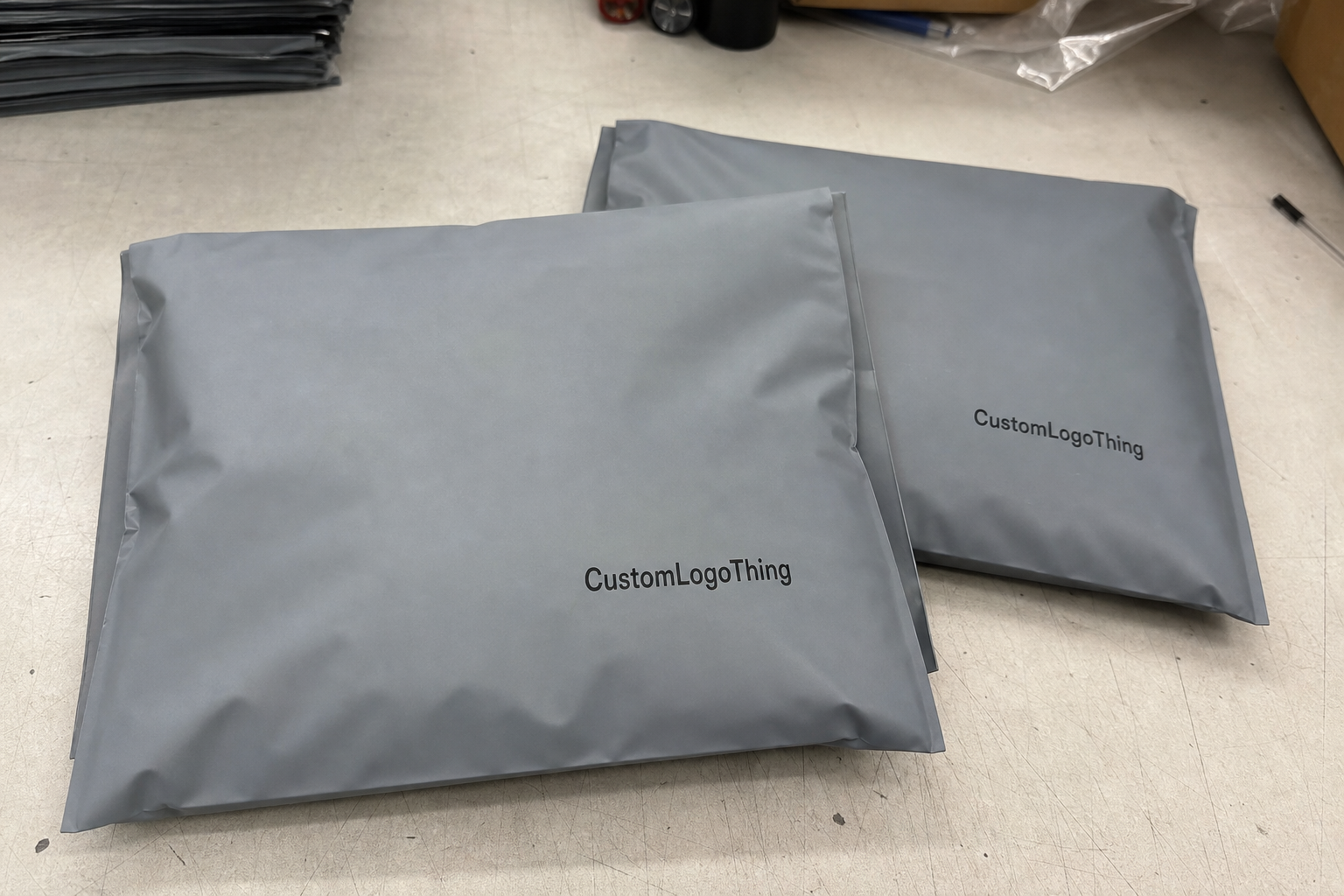 Waterproof Apparel Mailers Logo Placement Guide for Buyers