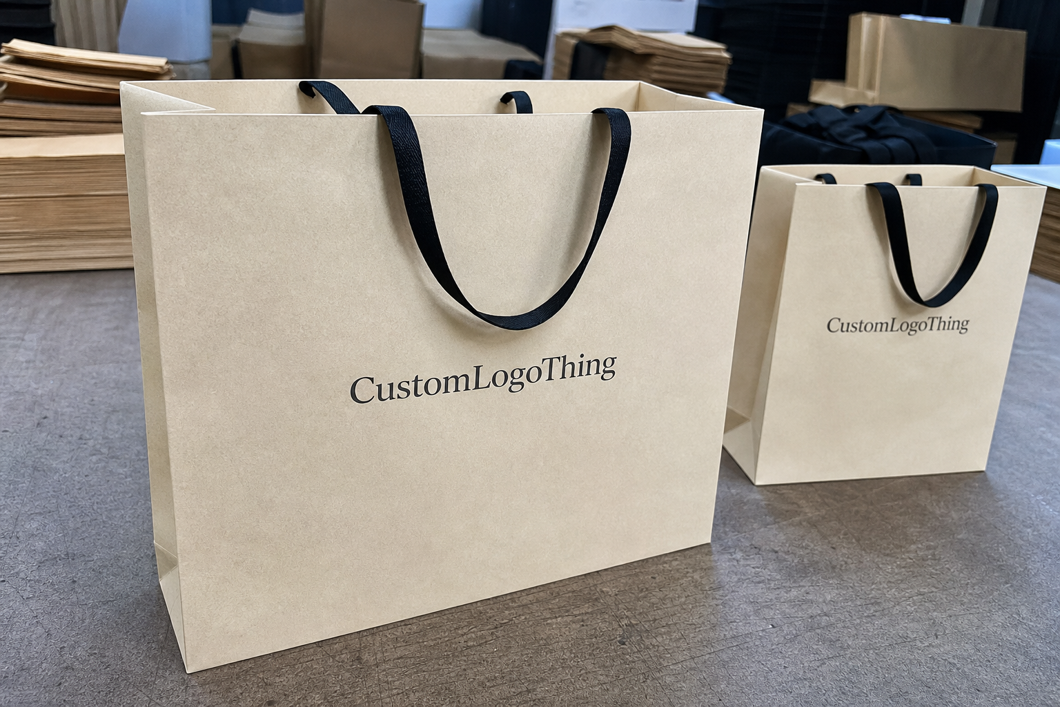 Custom Boutique Paper Bags Bulk Order for Retail Buyers