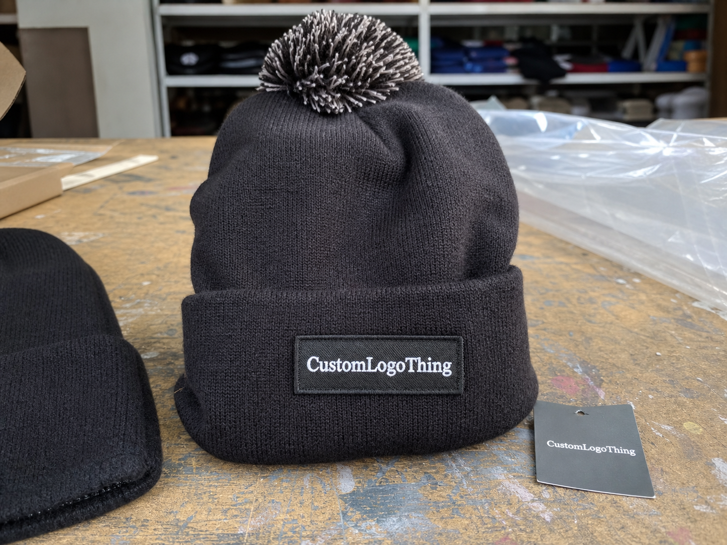 Pom Pom Beanies Logo Placement Guide: What Buyers Get Wrong First - CustomLogoThing packaging example