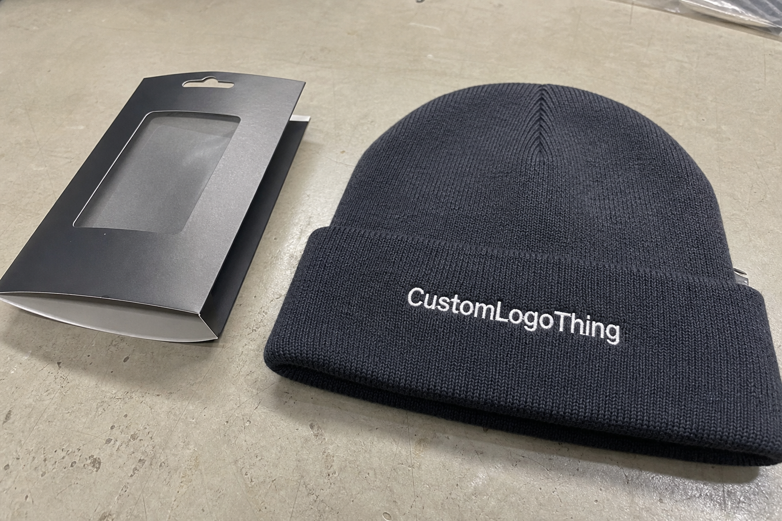 What a Knit Hats With Logo Factory Quote Should Prove Before You Buy - CustomLogoThing packaging example