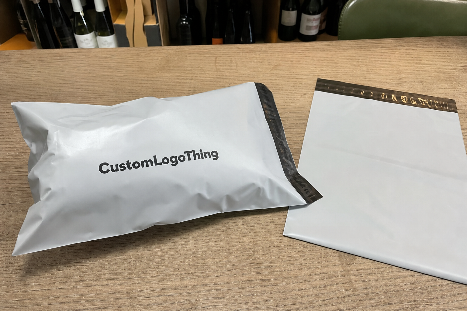Matte Poly Mailers Sample Revision Checklist for Wine Shops