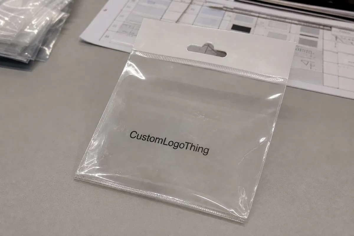 OPP Header Bags Artwork Proof Checklist for Restaurant Groups - CustomLogoThing packaging example