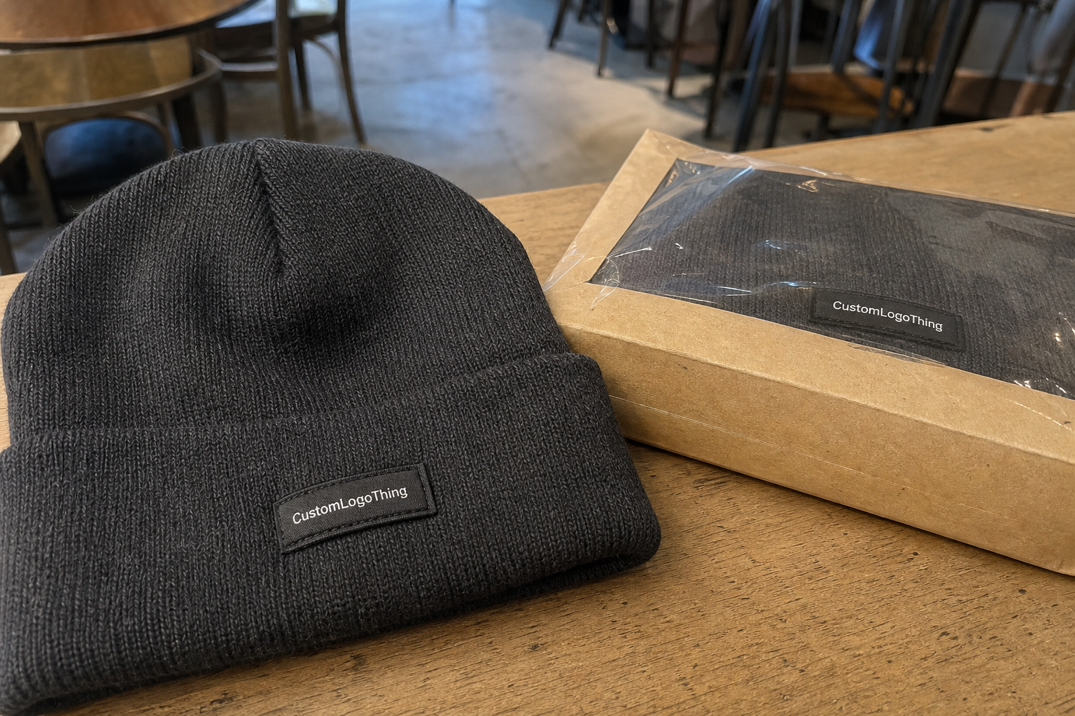 Logo Patch Beanies Artwork Proof Checklist for Coffee Shops
