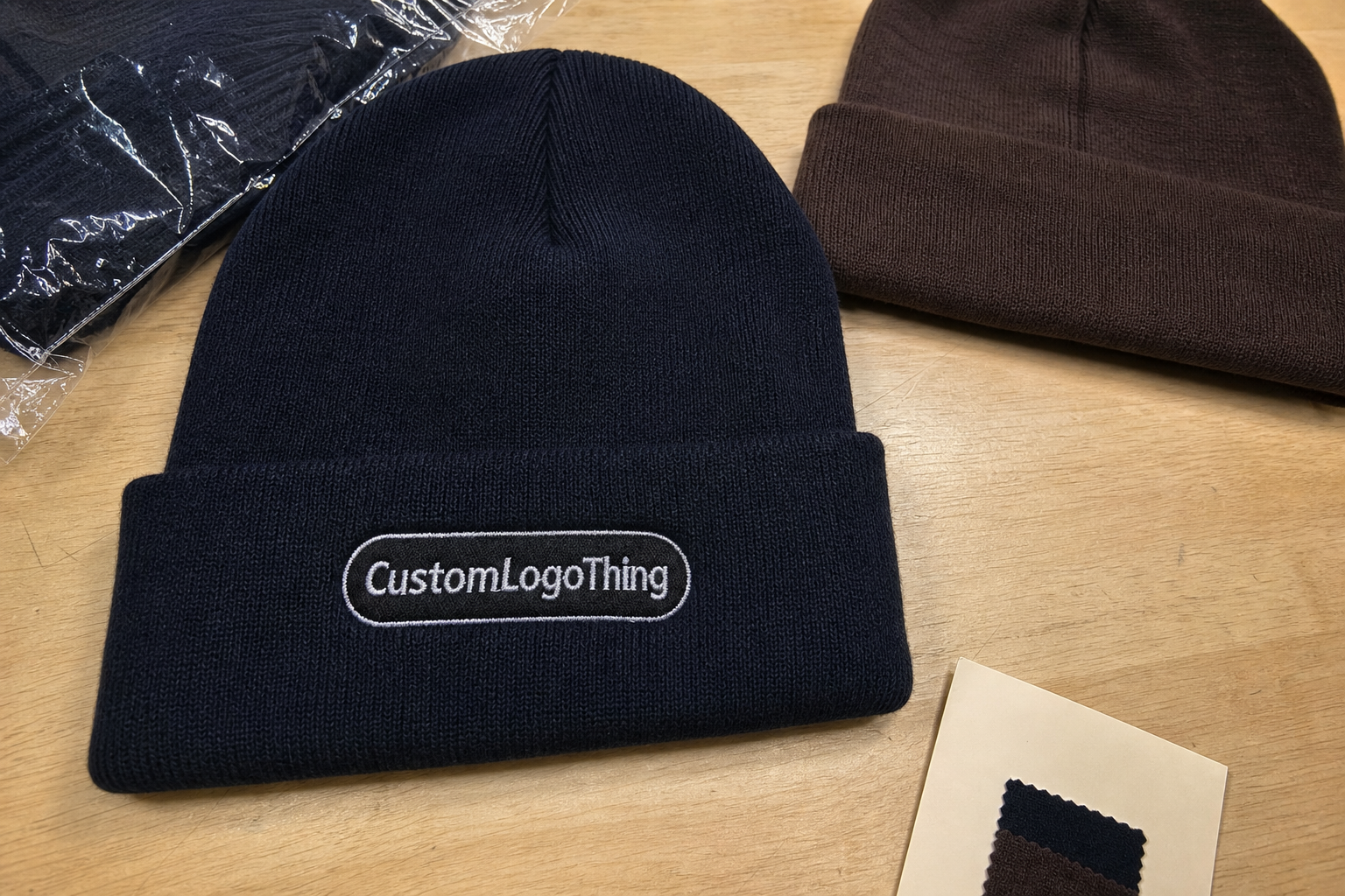 Coffee Shop Fleece Beanies: Artwork Proof Checklist