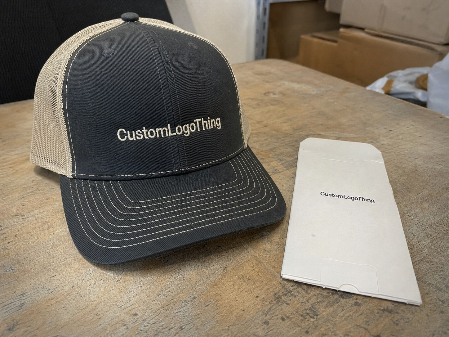Mesh Trucker Hats Artwork Proof Checklist for Wine Shops