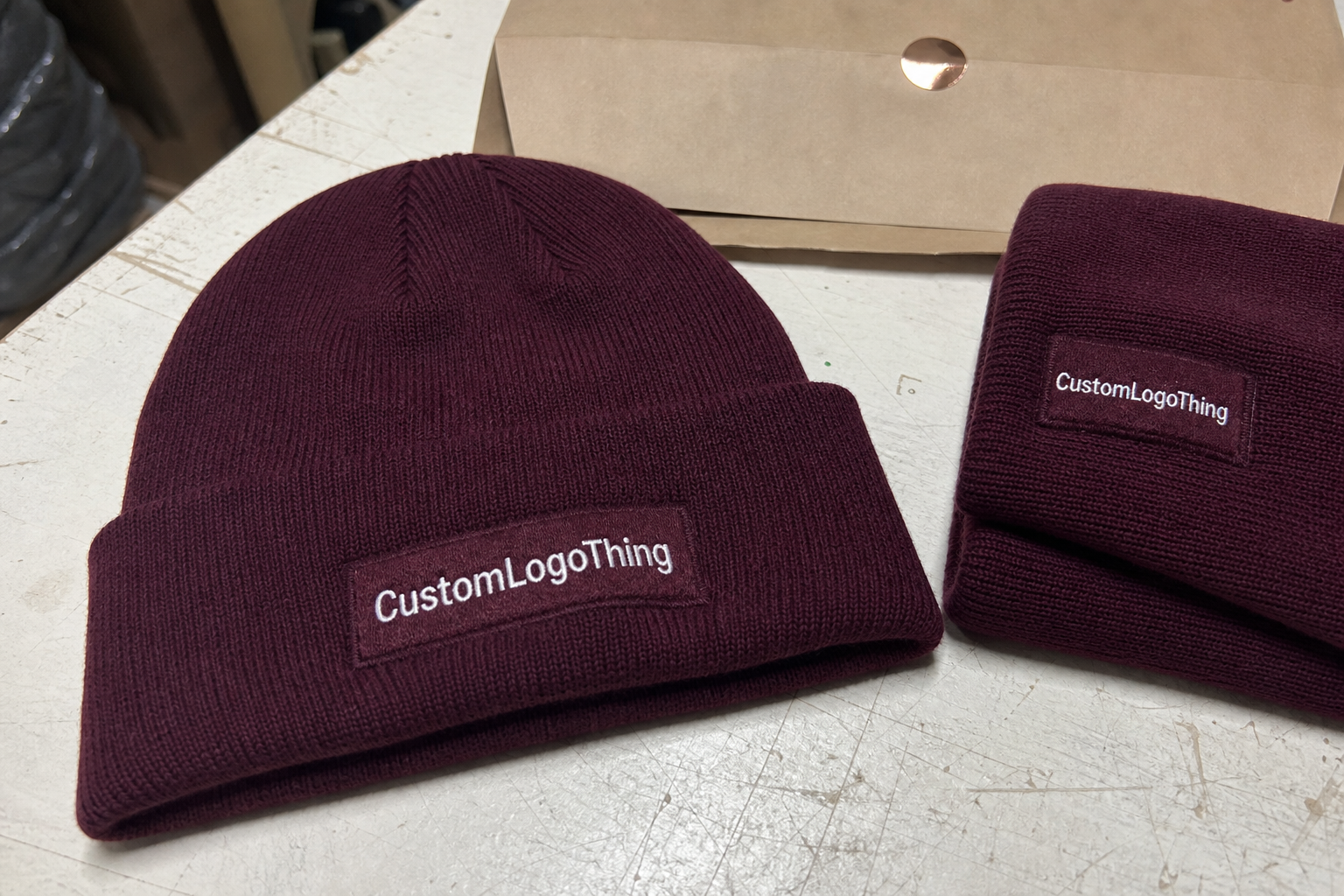 Woven Label Beanies Artwork Proof Checklist for Wine Shops