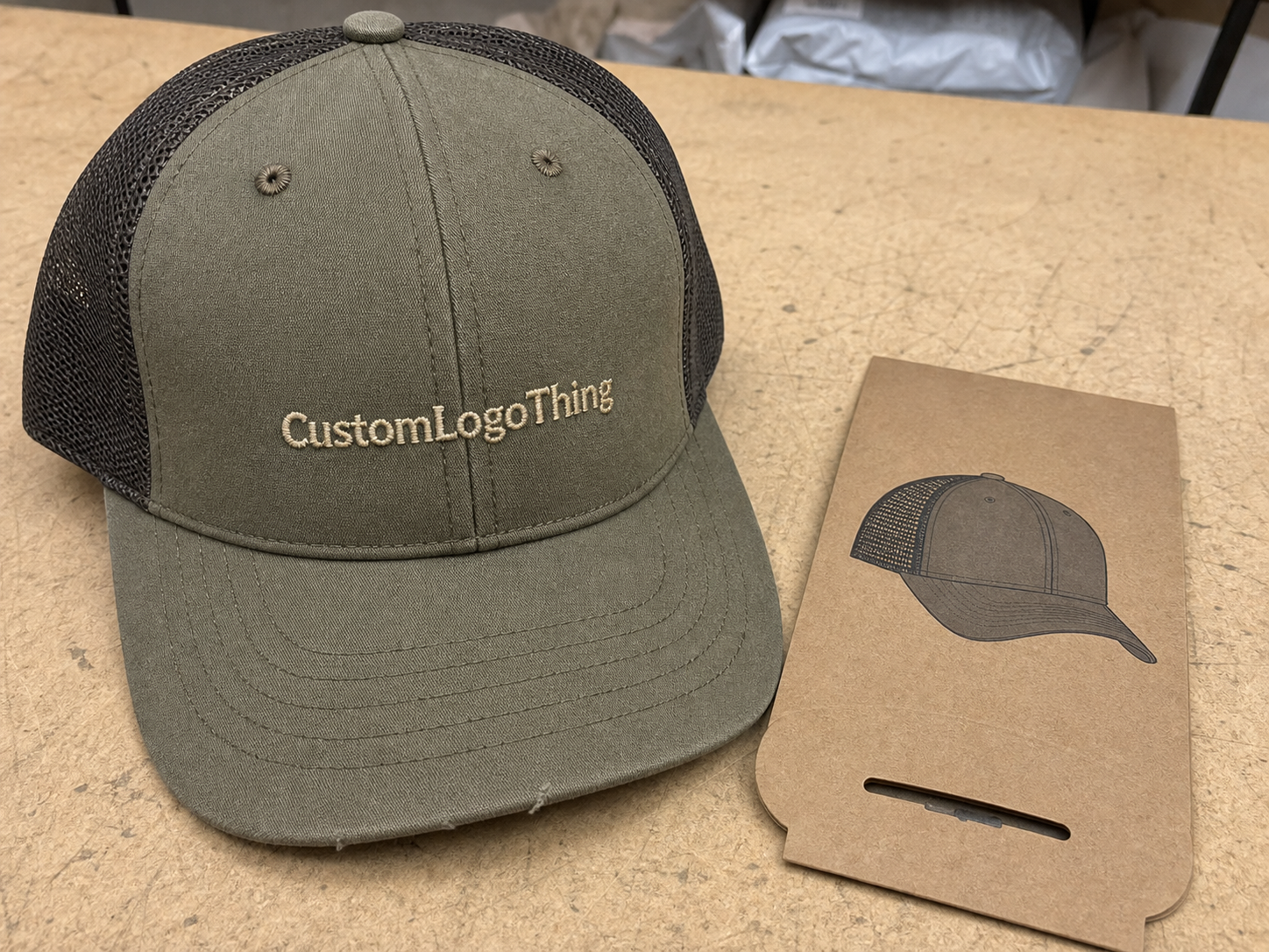 mesh trucker hats artwork proof checklist for coffee shops