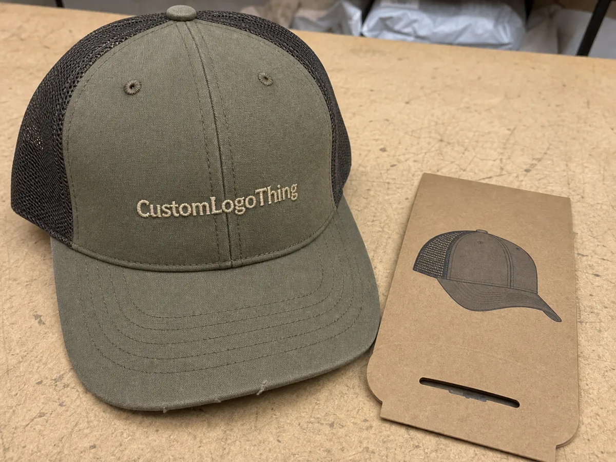 mesh trucker hats artwork proof checklist for coffee shops