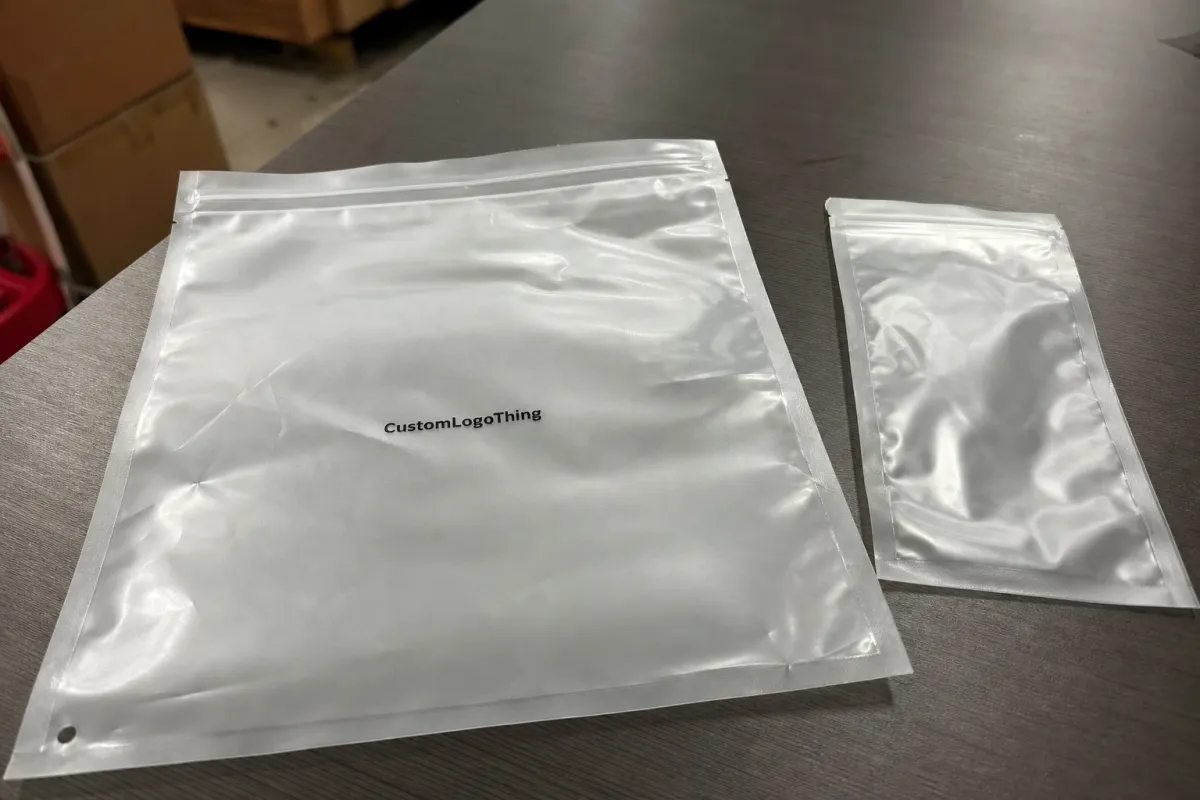 Frosted Zipper Bags Carton Checklist for Restaurants