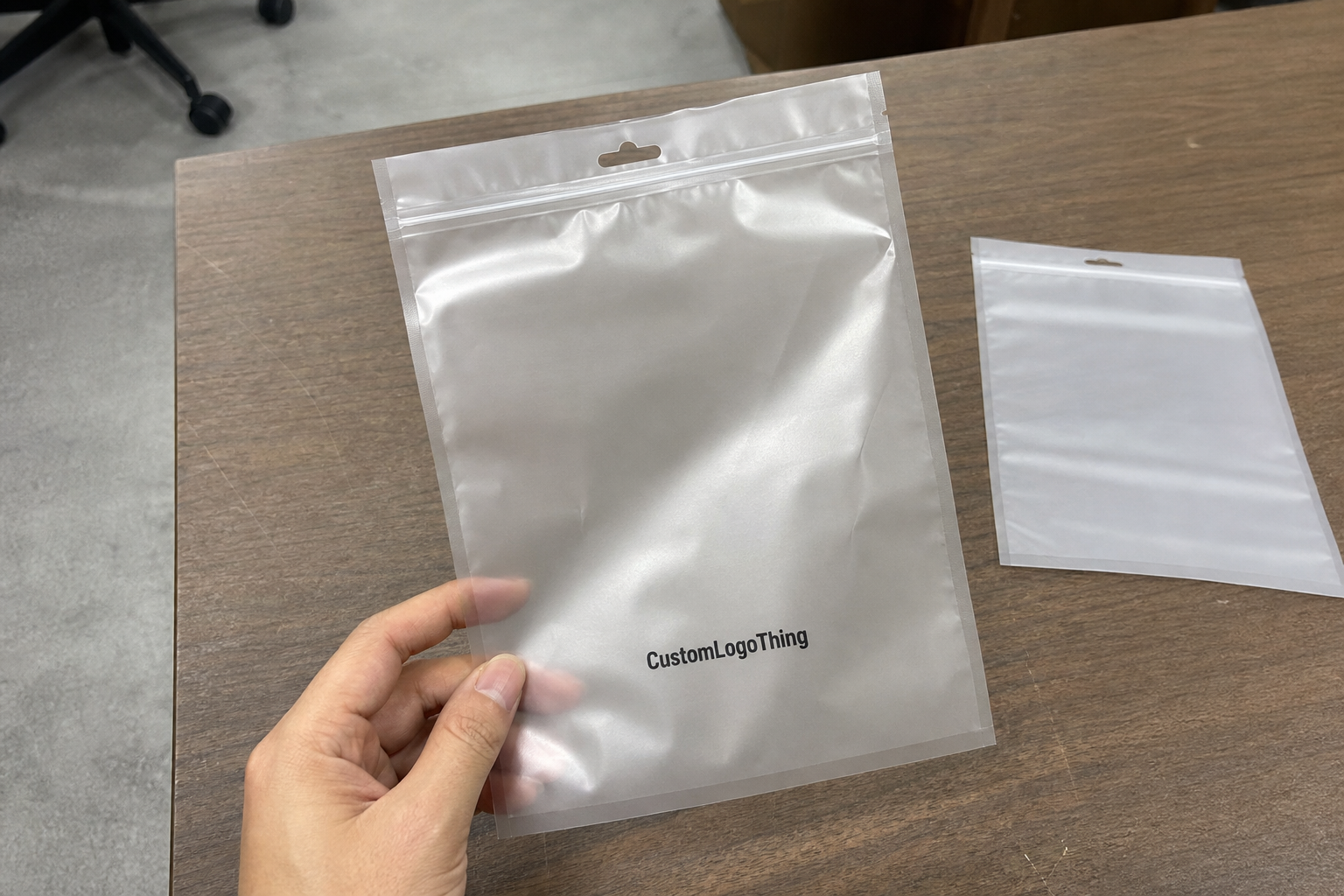 Coffee Shop Frosted Zipper Bags Carton Packing Checklist