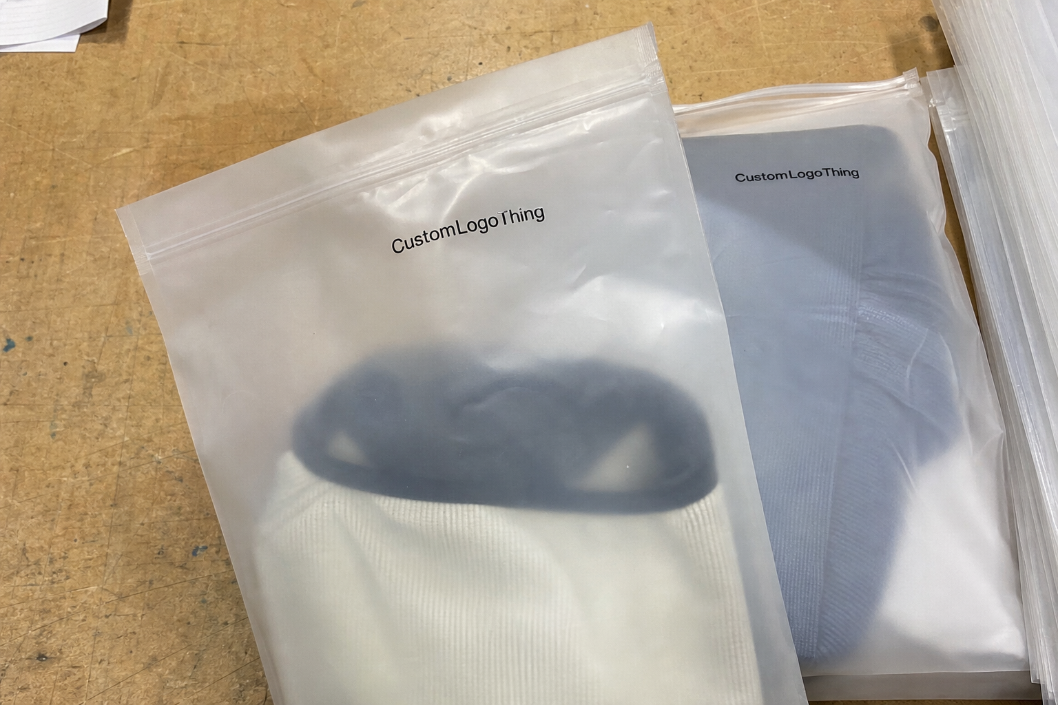 Frosted Zipper Bags Carton Packing Checklist for Brands