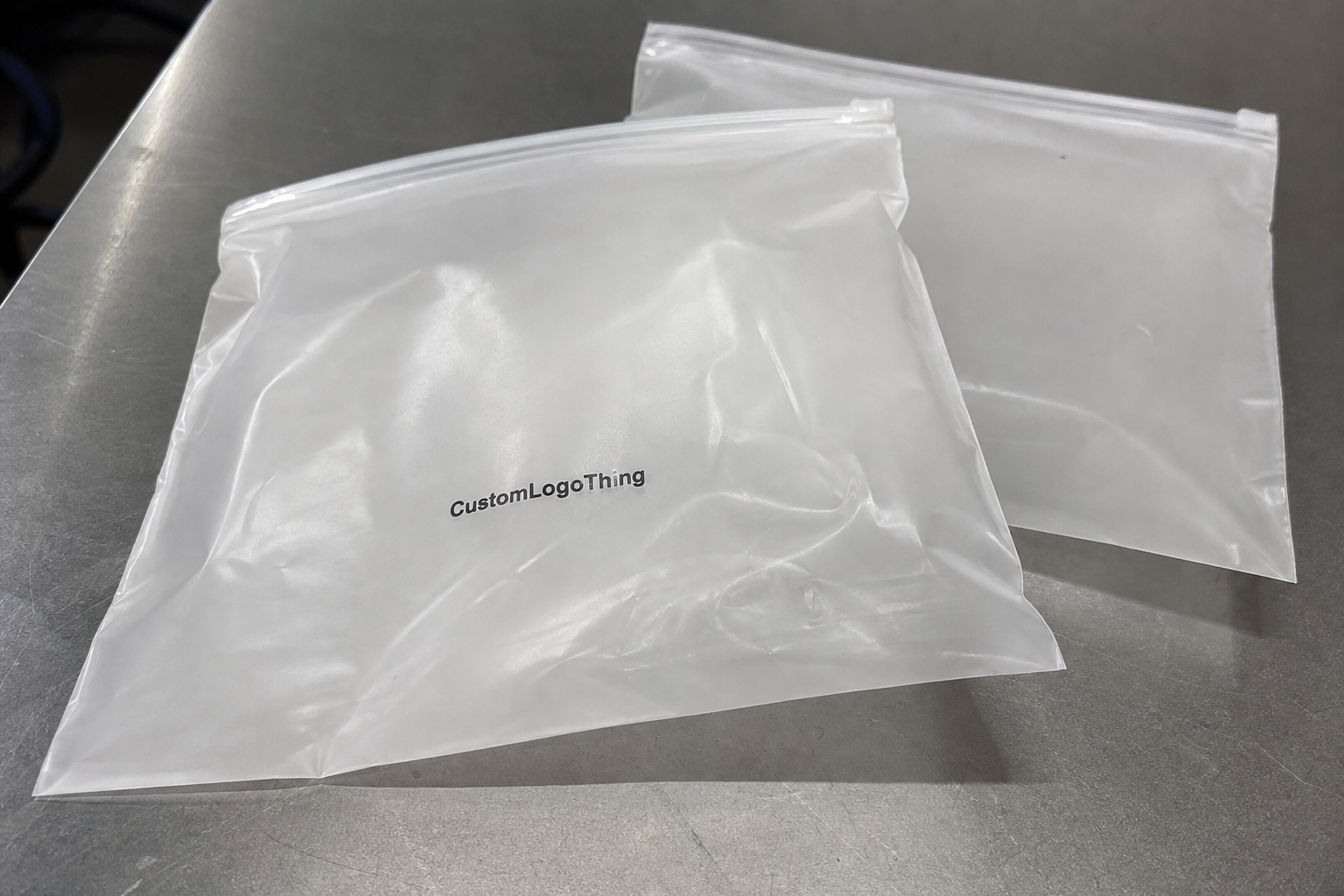 Proof Frosted Zipper Bag Artwork Before Ecommerce Launch