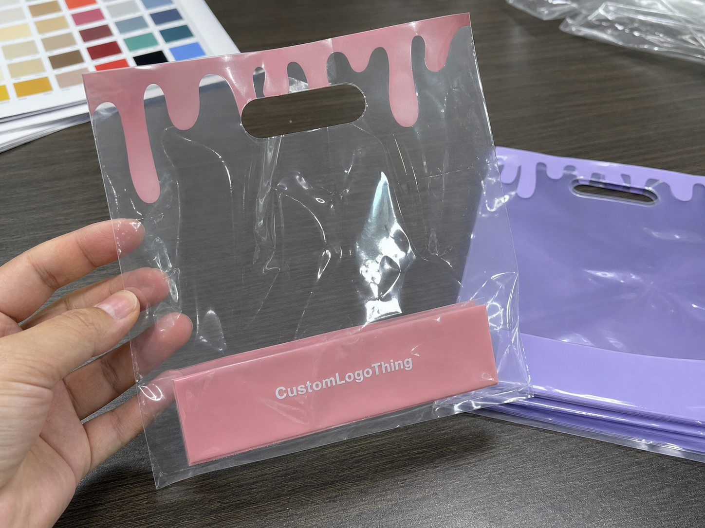 Plan Cosmetics Die Cut Plastic Bags Lead Time Right