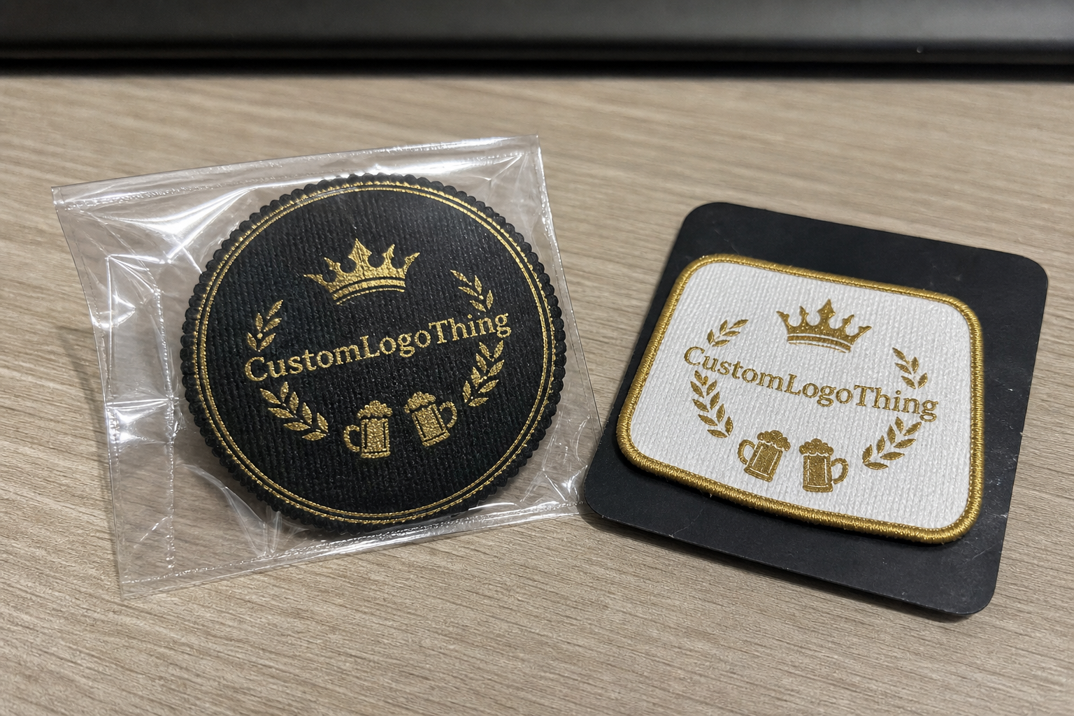 Request a Logo Patches Supplier Quote for Beer Brands