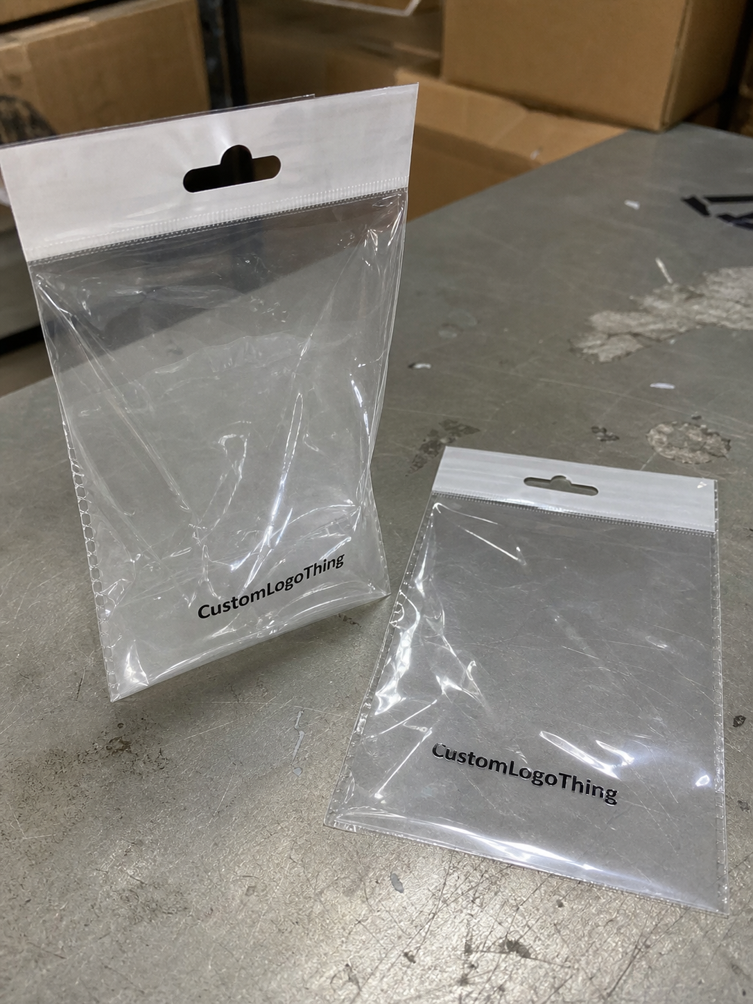 Set Book Merch Brands OPP Header Bags Carton Packing Spec