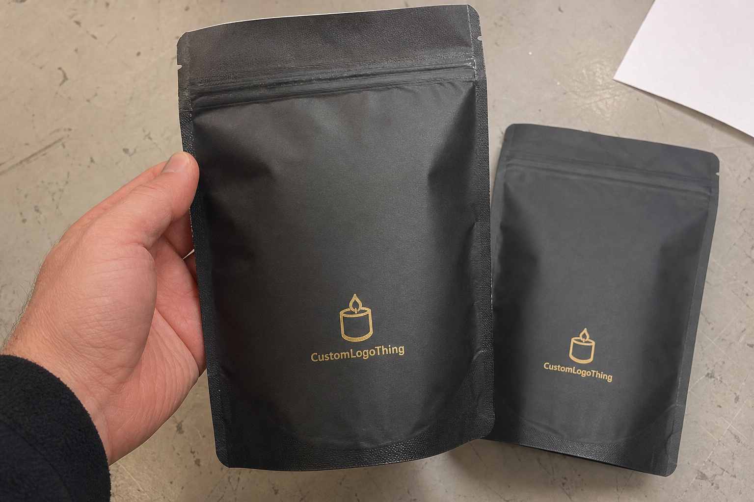 Candle Brands Zipper Pouch Bags Artwork Proof Checklist