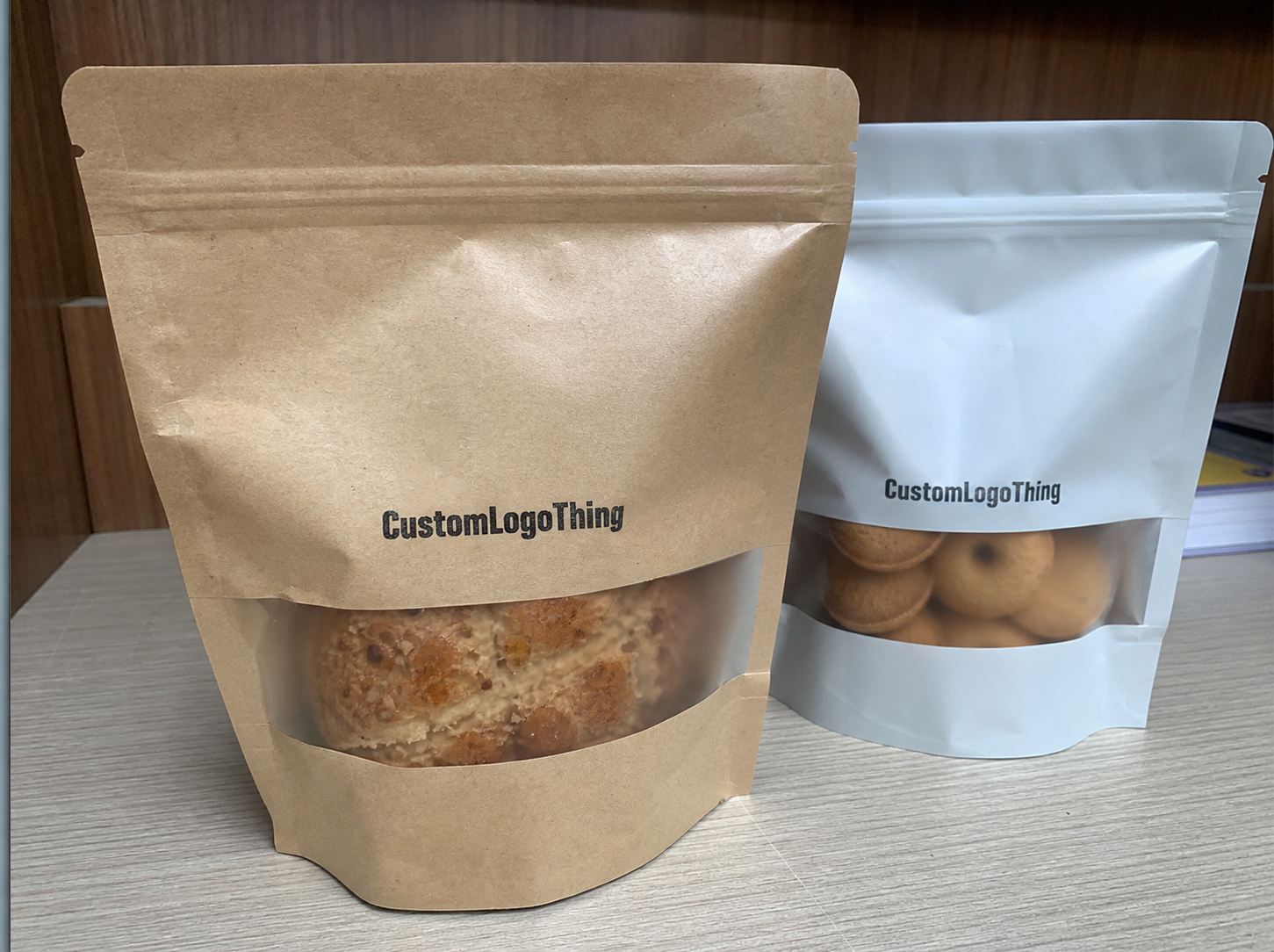 Bakery Brands Zipper Pouch Bags Bulk Order Memo