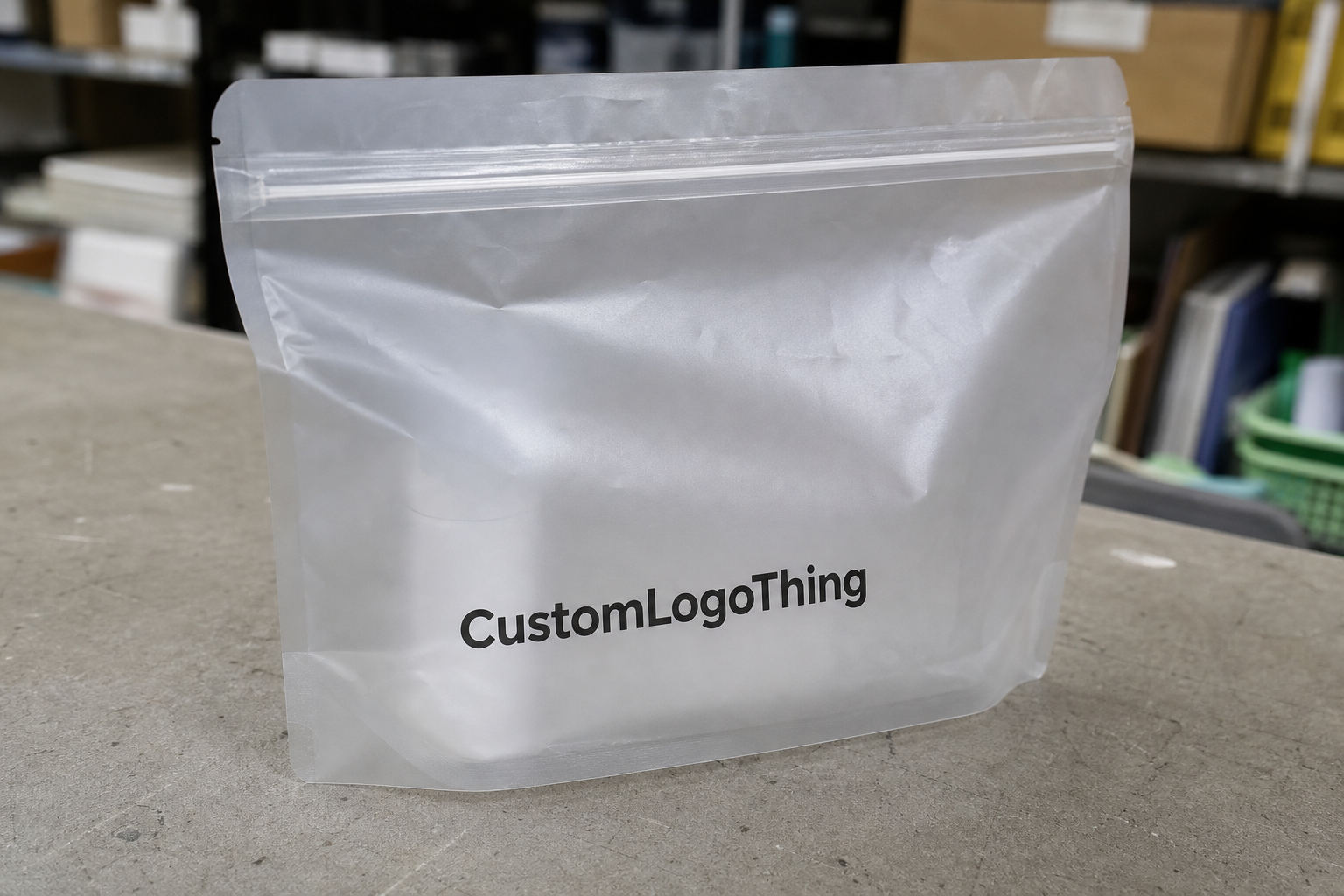 Frosted Zipper Bags Unit Cost for Skincare Buyers