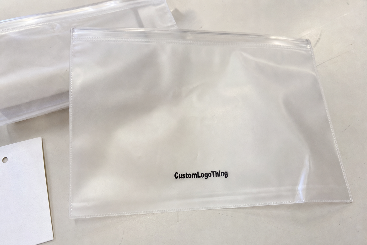 Printed Frosted Zipper Bags Quote for Cosmetics