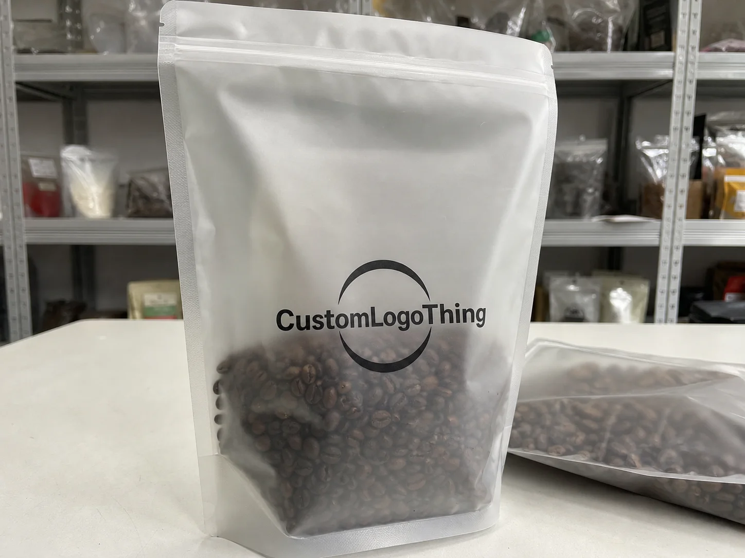 Printed Frosted Zipper Bags Quote for Coffee Buyers