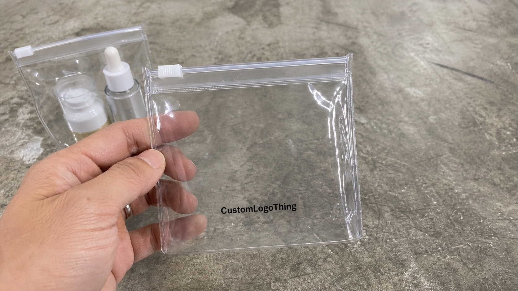 Clear Zipper Bags Wholesale Supplier for Skincare Orders