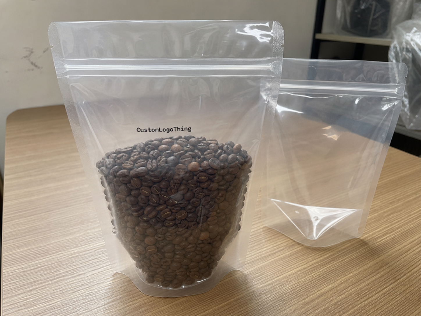 Clear Zipper Bags Wholesale Supplier for Coffee Buyers