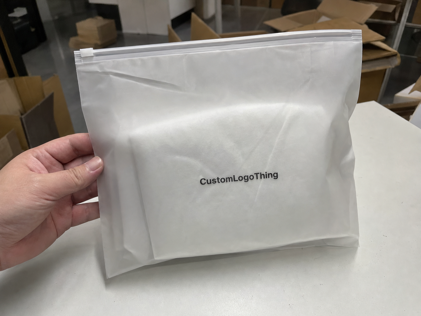 Frosted Zipper Bags Unit Cost for Subscription Boxes