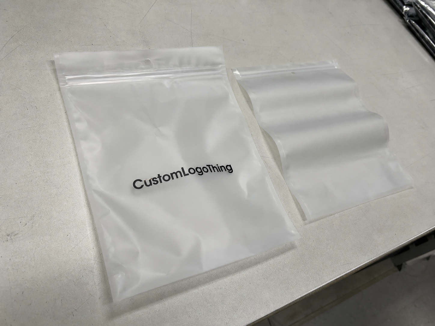 Frosted Zipper Bags Low MOQ Order for Retail Launches