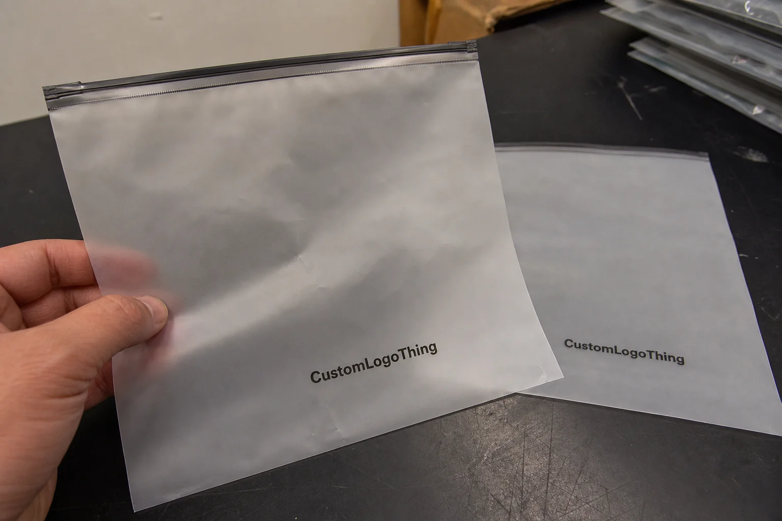 Custom Frosted Zipper Bags for Ecommerce Stores Buyer's