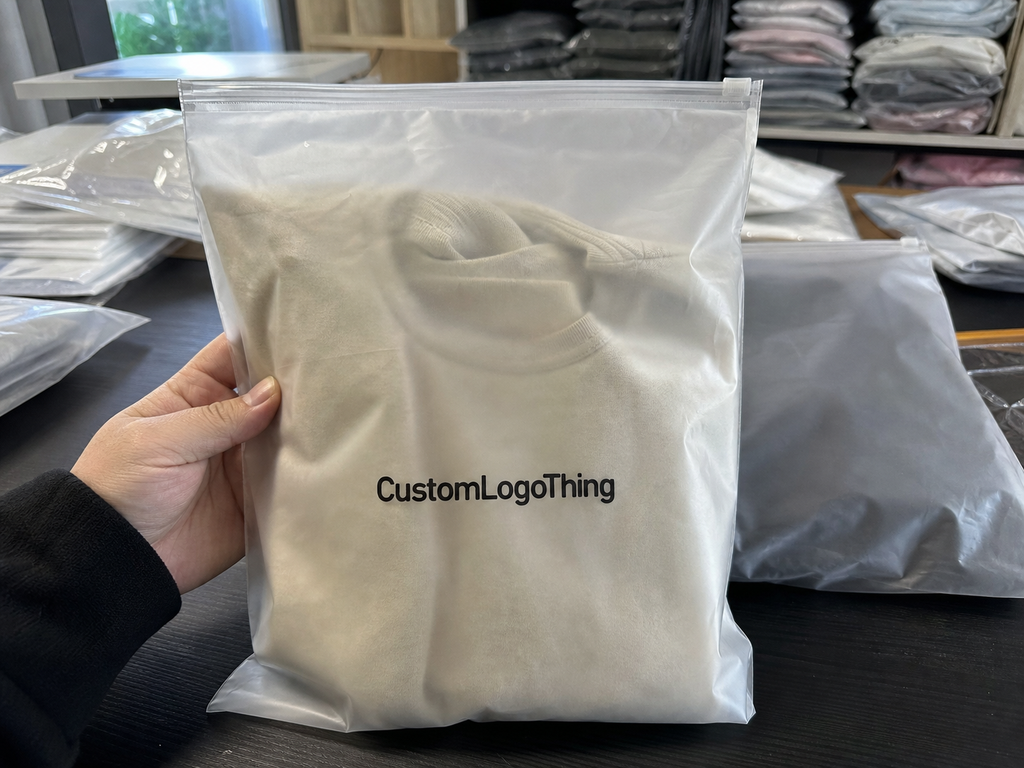 Frosted Zipper Bags Low MOQ Orders for Ecommerce Stores