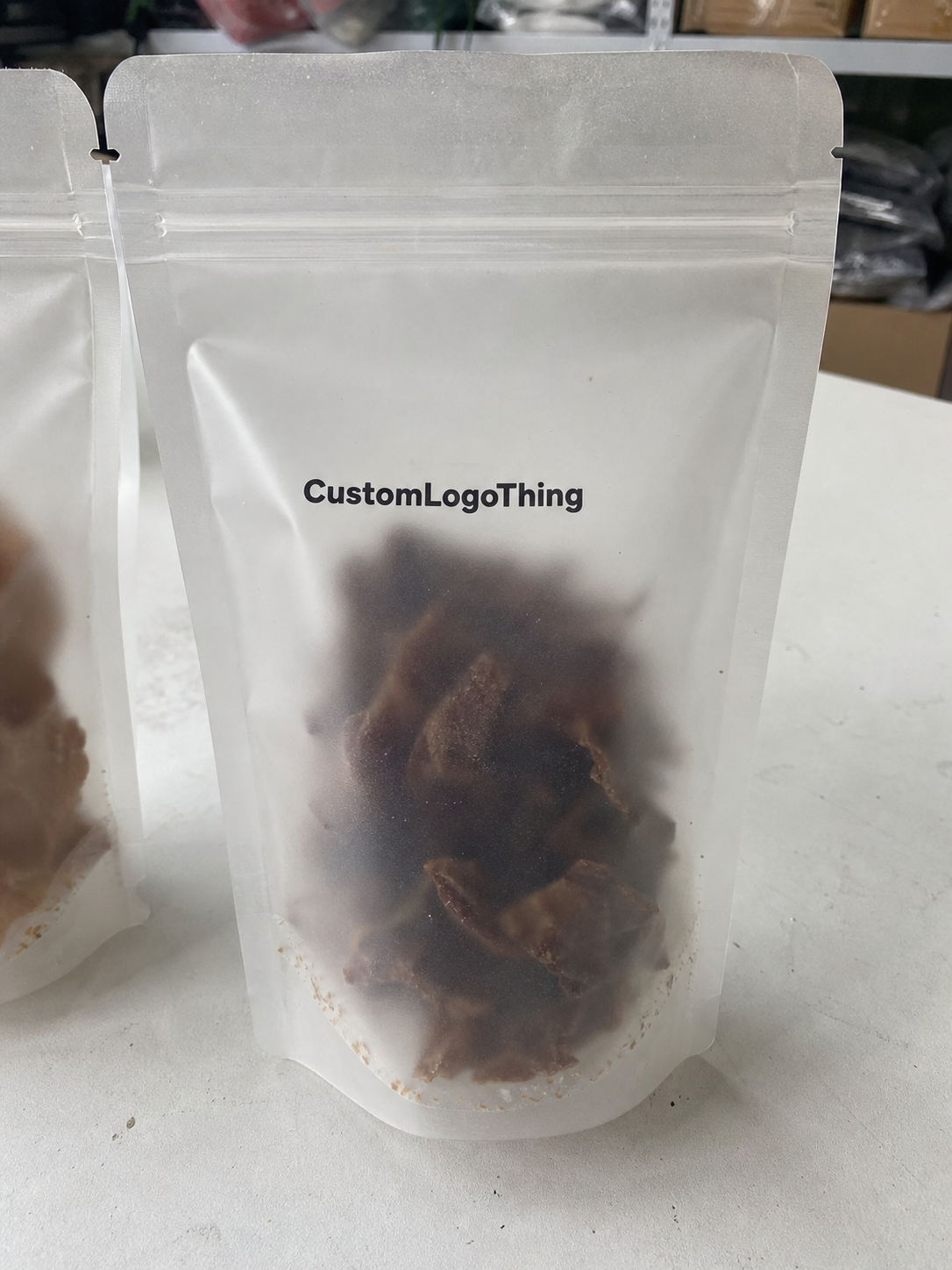 Frosted Zipper Bags Sample Checklist for Pet Treat Brands